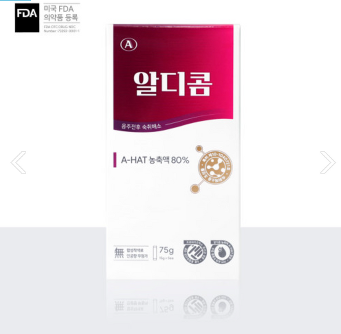 알디콤 숙취해소 음료 15g x 5포