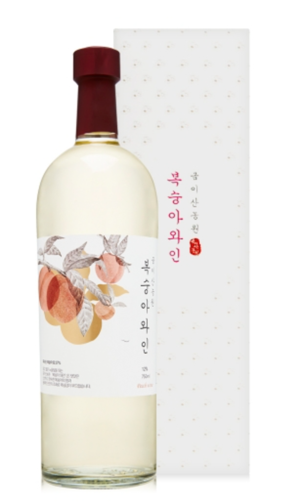 [술마켓] 금이산농원 복숭아와인 12도 (750ml)