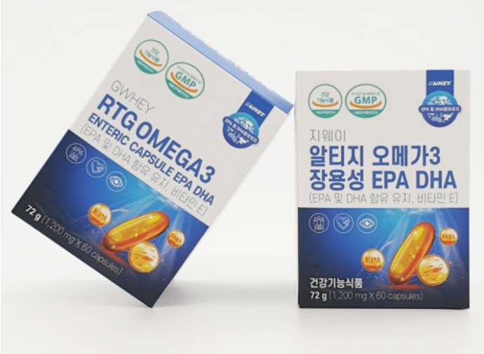 지웨이 알티지 오메가3 장용성 EPA DHA 1200mg x 60캡슐