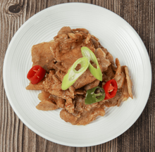將圖片載入圖庫檢視器 야식가 제주흑돼지 간장볶음 Soy sauce Stir-fried Pork  160g 5packs
